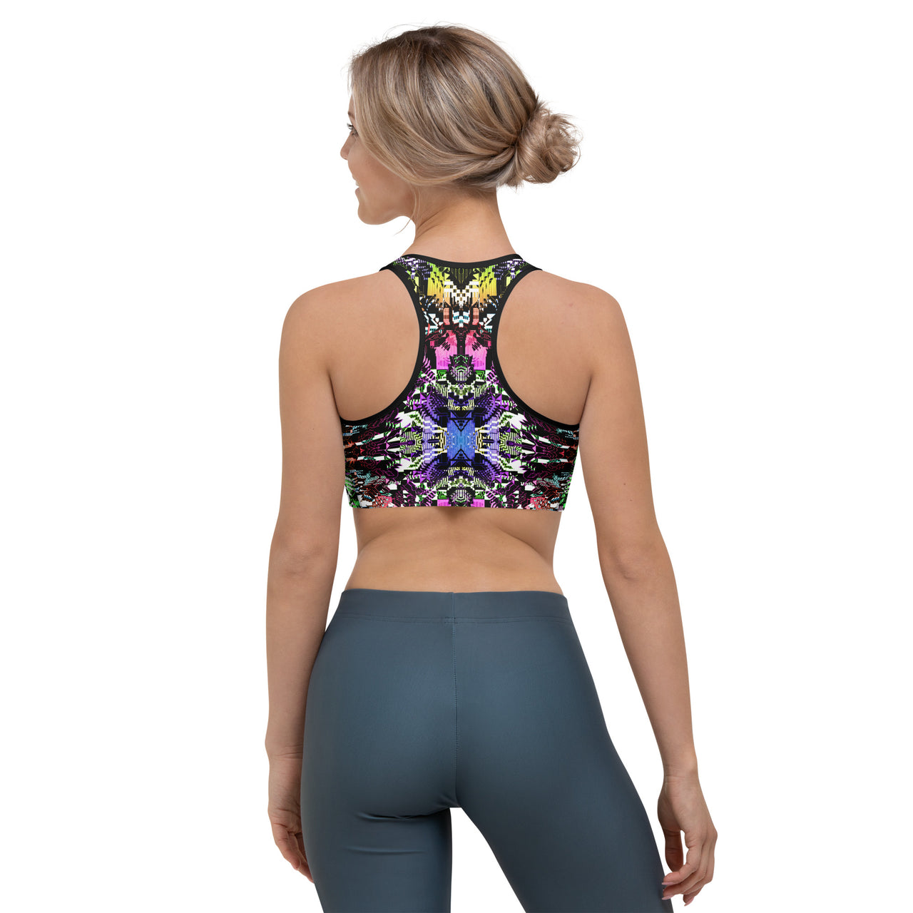 Psychedelic Rave Sports Bra