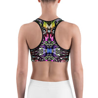 Thumbnail for Psychedelic Rave Sports Bra