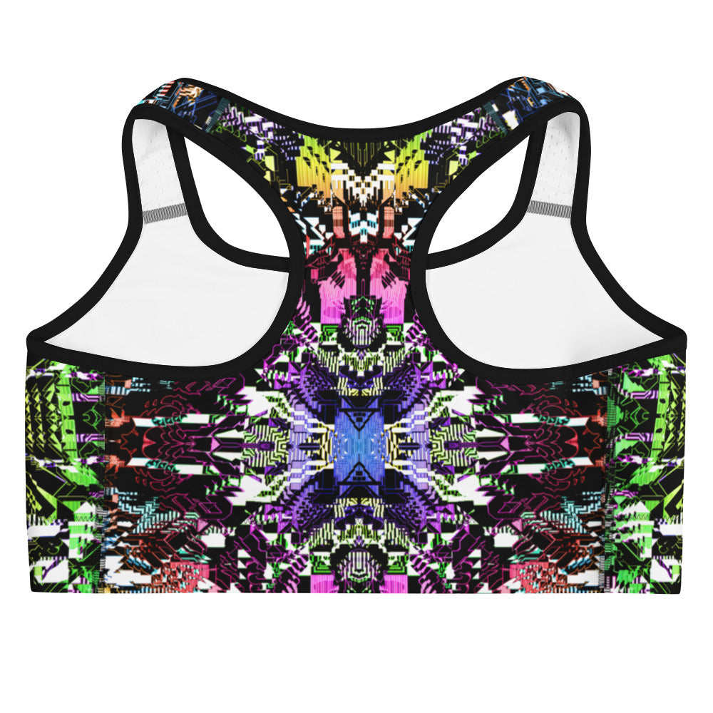 Psychedelic Rave Sports Bra