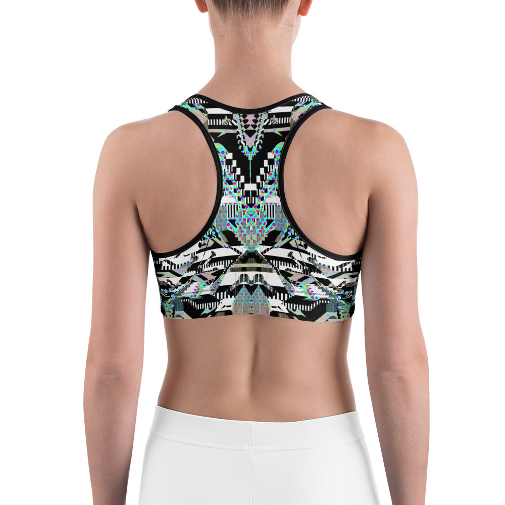 Psychedelic Rave Sports Bra