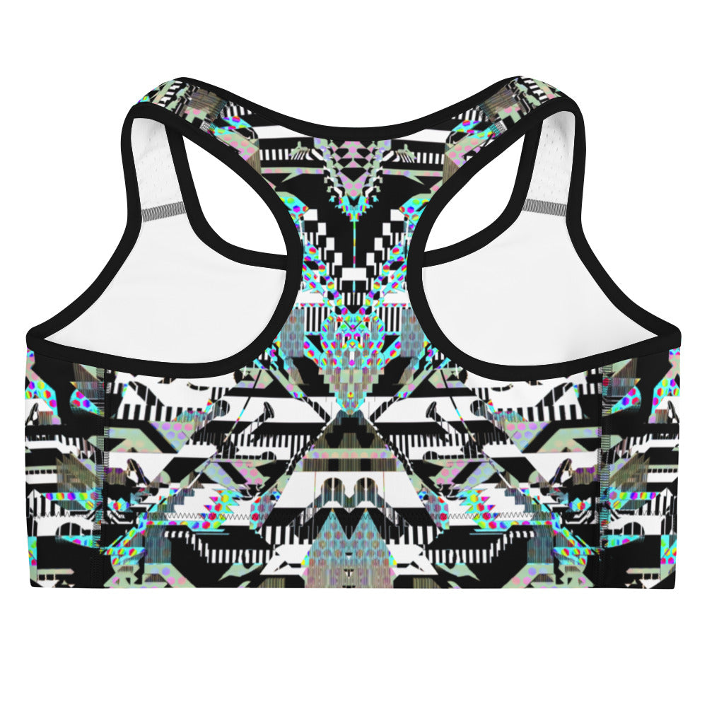 Psychedelic Rave Sports Bra