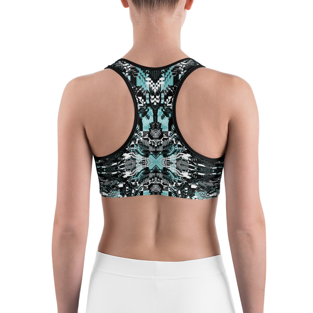 Psychedelic Rave Sports Bra