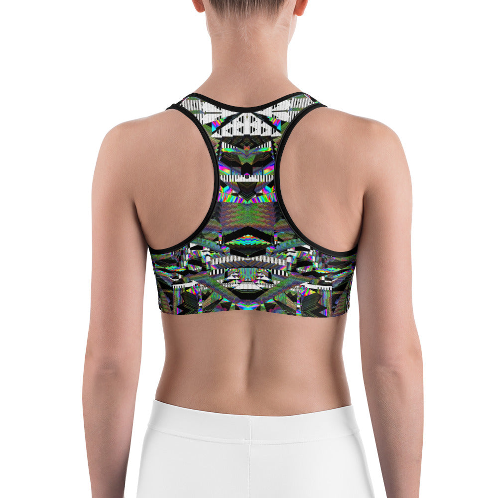 Psychedelic Rave Sports Bra