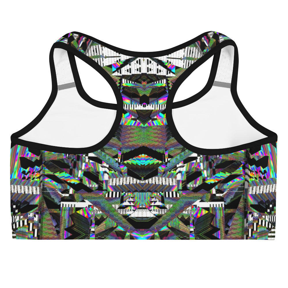 Psychedelic Rave Sports Bra