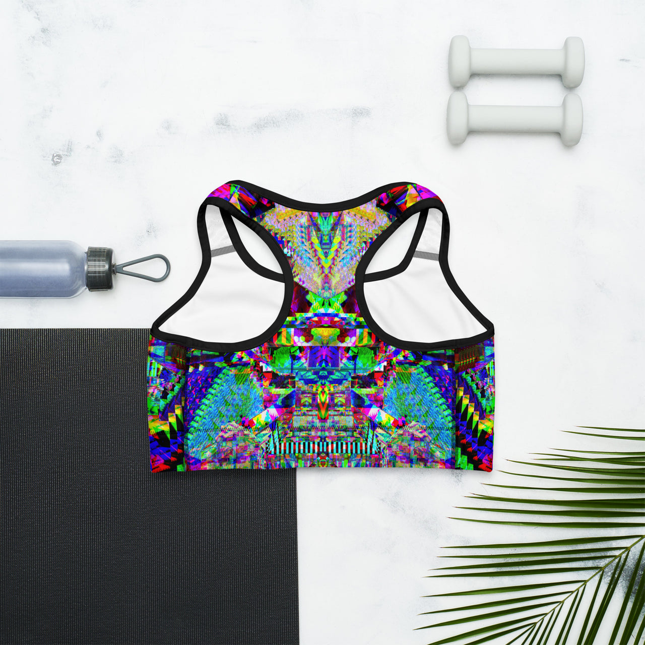 Psychedelic Rave Sports Bra