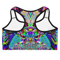 Thumbnail for Psychedelic Rave Sports Bra