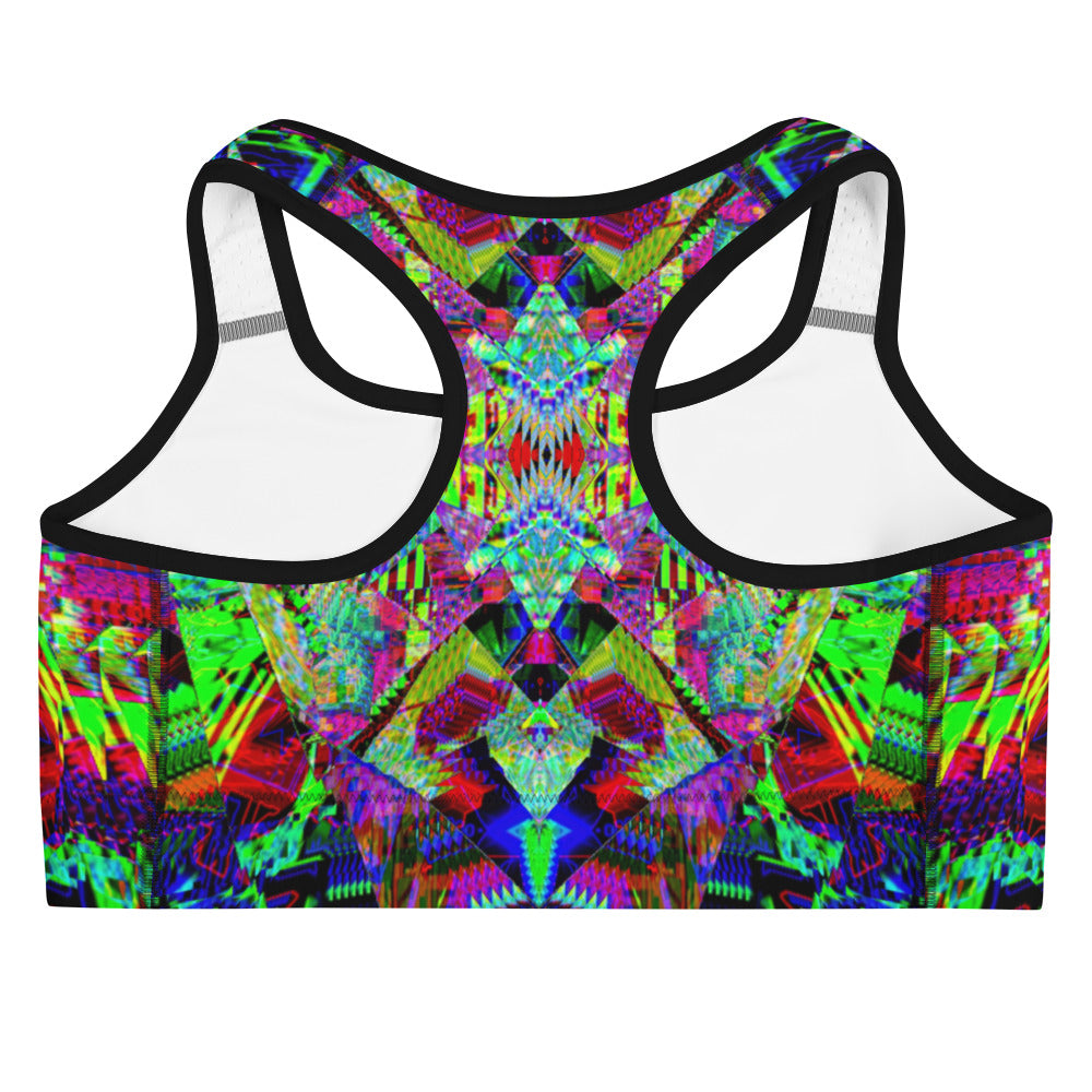 Psychedelic Rave Sports Bra