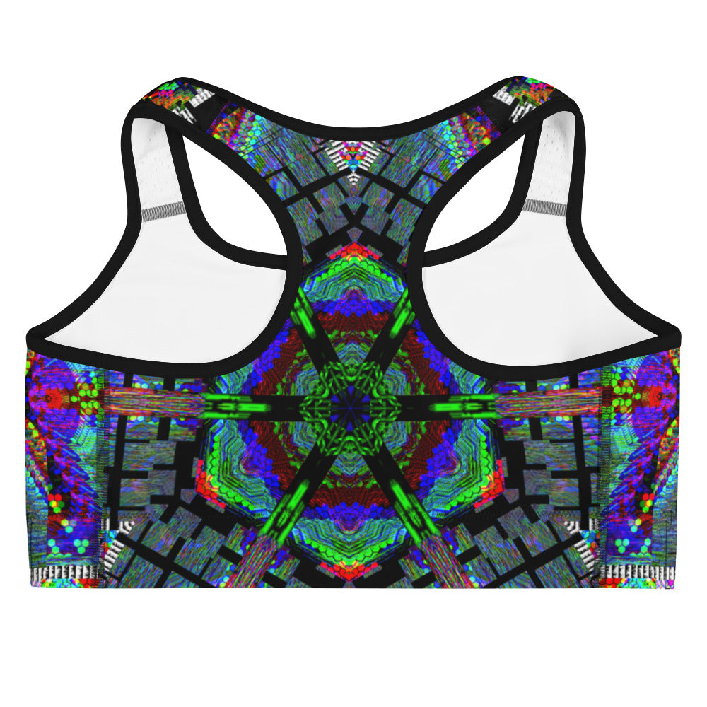 Psychedelic Rave Sports Bra