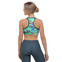 Thumbnail for Psychedelic Rave Sports Bra