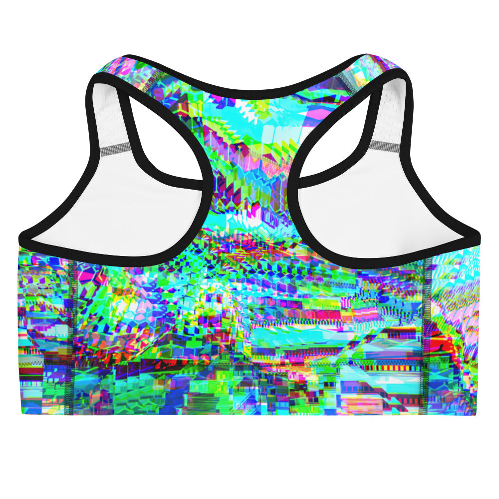 Psychedelic Rave Sports Bra