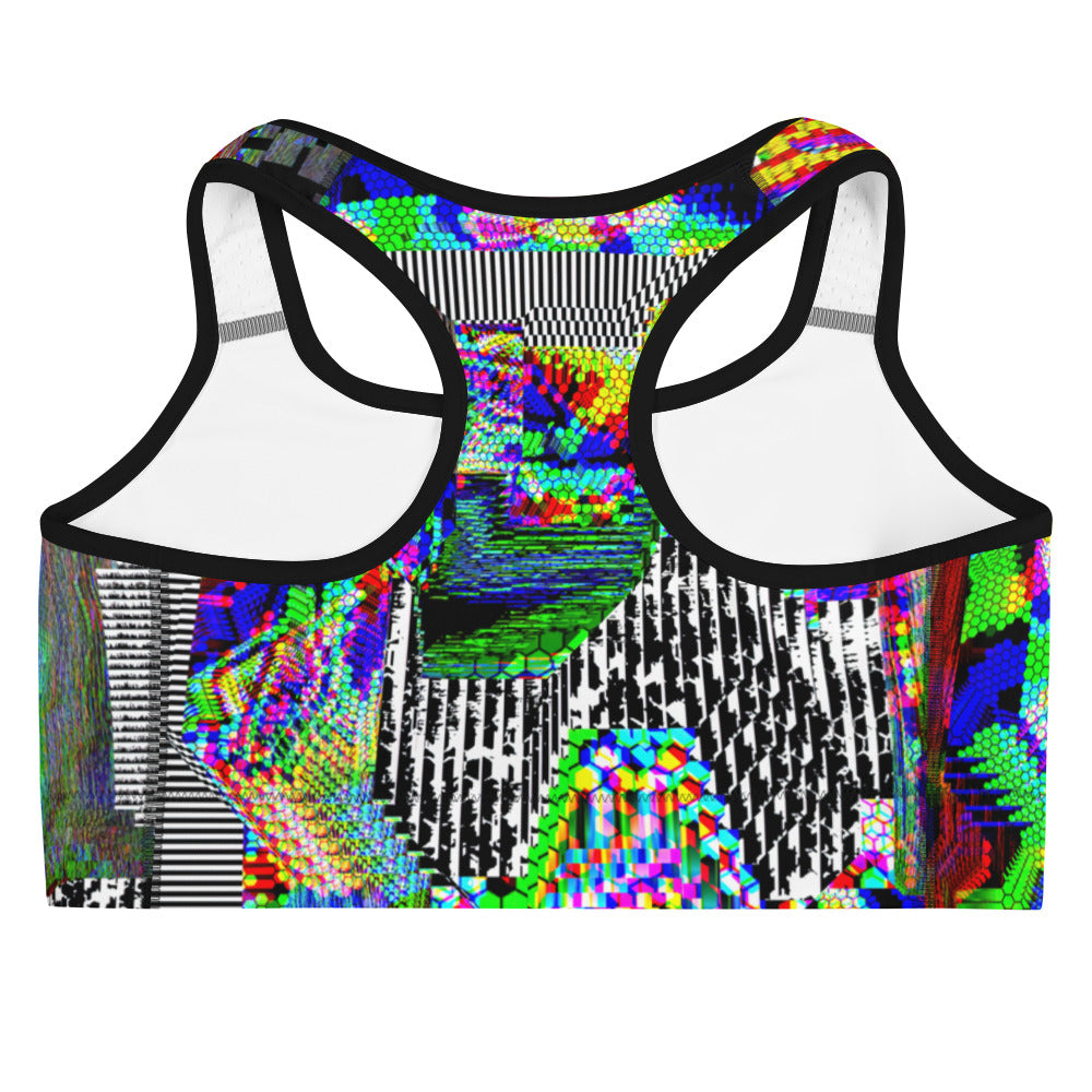 Psychedelic Rave Sports Bra