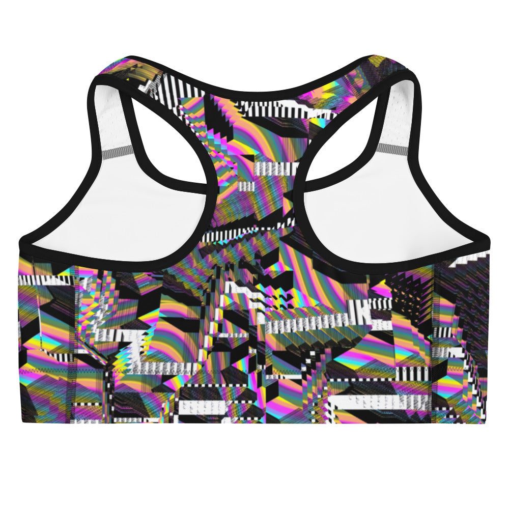 Psychedelic Rave Sports Bra