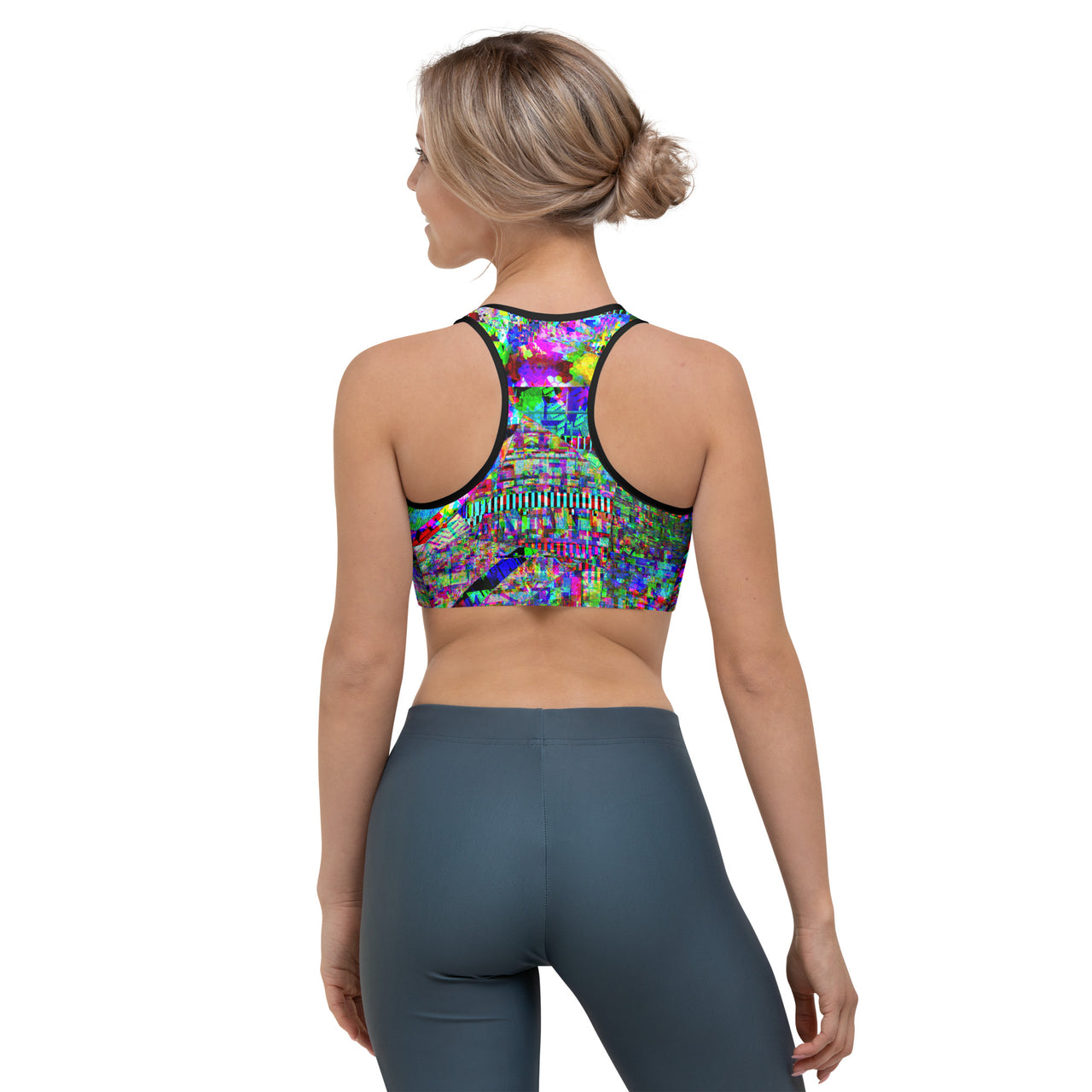 Psychedelic Rave Sports Bra