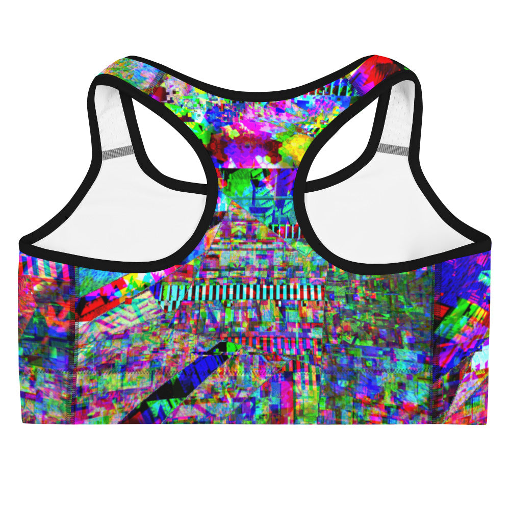 Psychedelic Rave Sports Bra