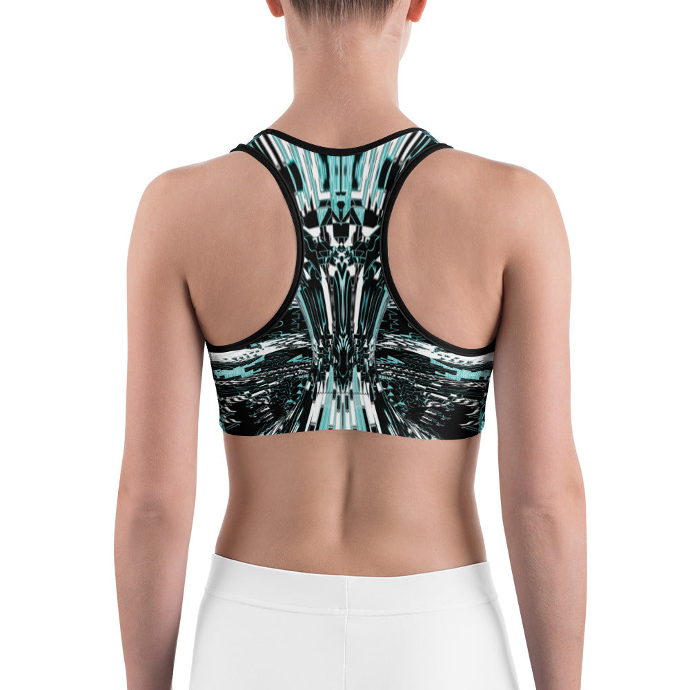 Psychedelic Rave Sports Bra