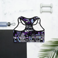 Thumbnail for Psychedelic Rave Sports Bra