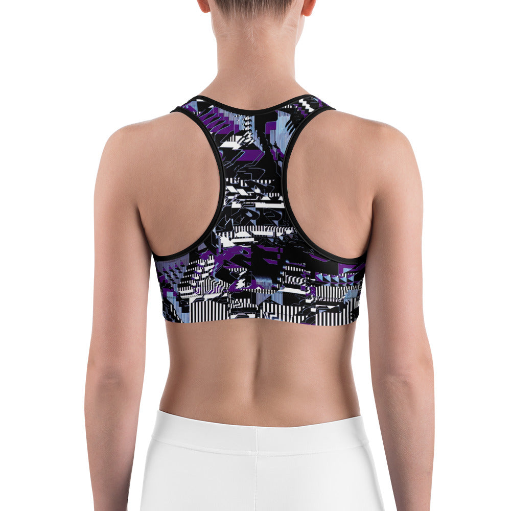 Psychedelic Rave Sports Bra