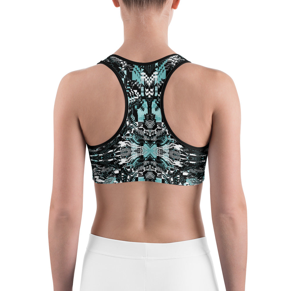 Psychedelic Rave Sports Bra