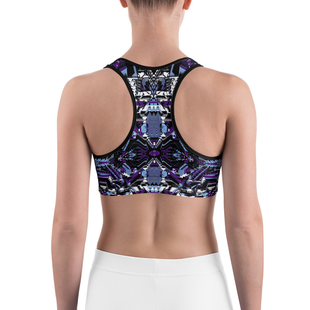 Psychedelic Rave Sports Bra