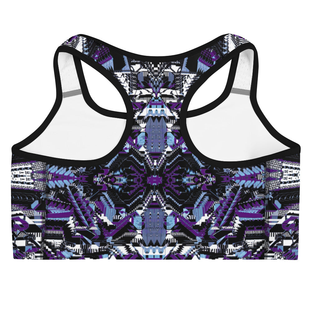 Psychedelic Rave Sports Bra