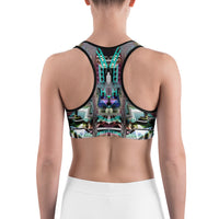 Thumbnail for Psychedelic Rave Sports Bra