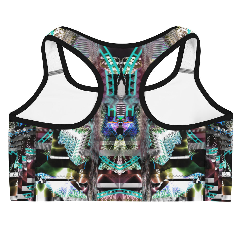 Psychedelic Rave Sports Bra