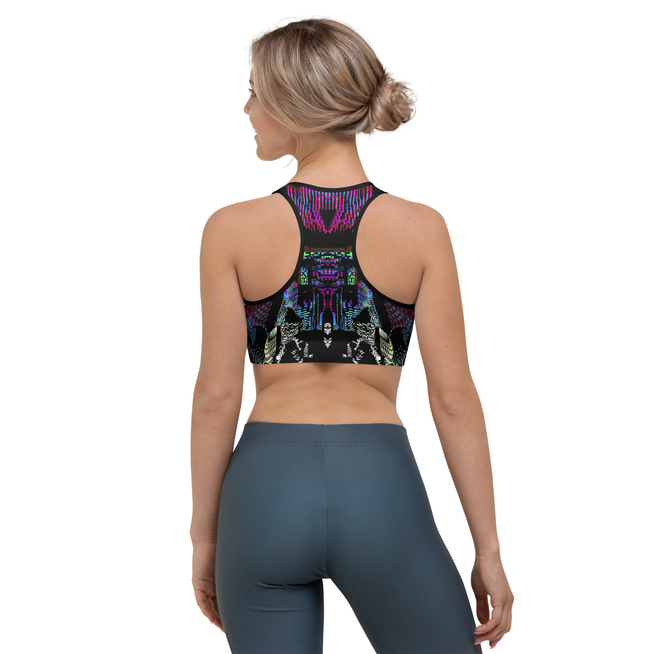 Psychedelic Rave Sports Bra