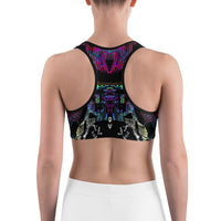 Thumbnail for Psychedelic Rave Sports Bra