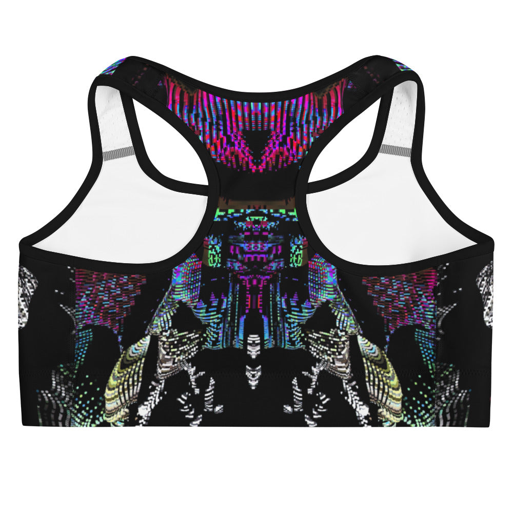 Psychedelic Rave Sports Bra