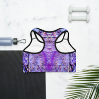 Thumbnail for Psychedelic Rave Sports Bra