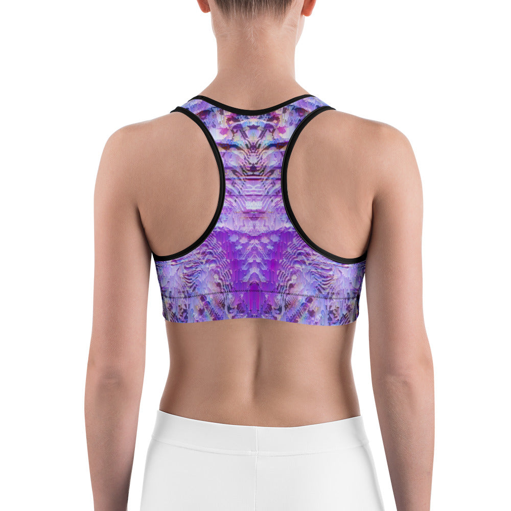 Psychedelic Rave Sports Bra