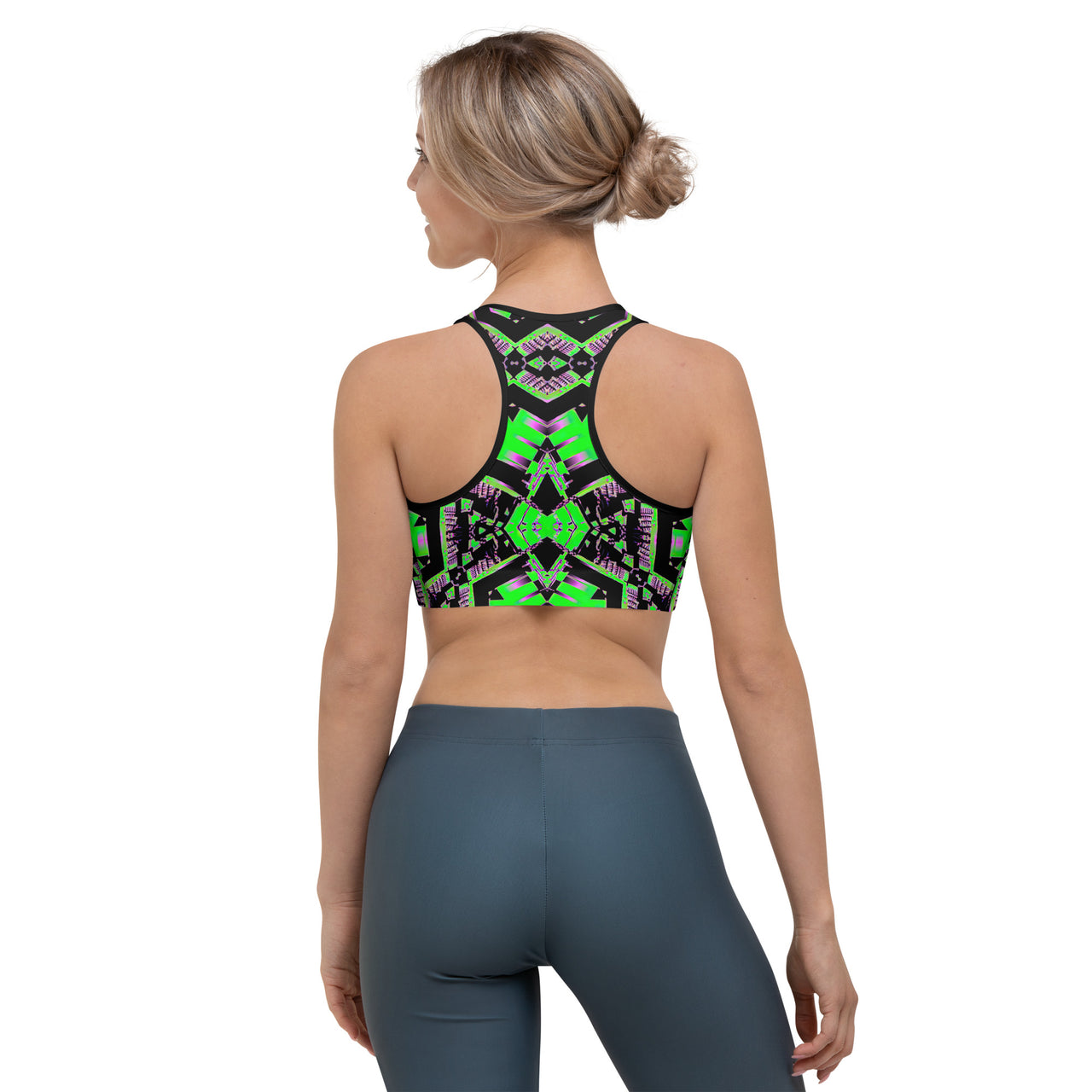 Psychedelic Rave Sports Bra