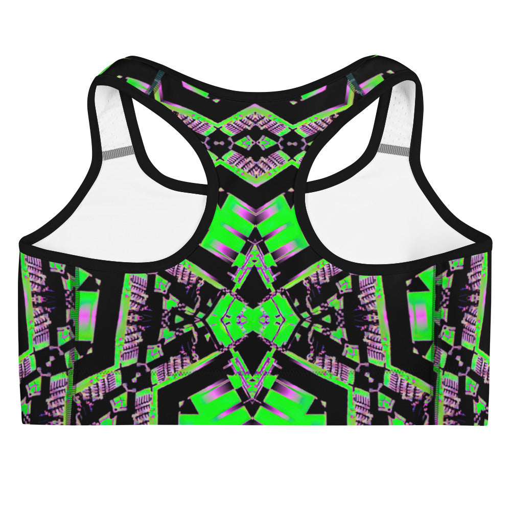 Psychedelic Rave Sports Bra