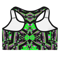 Thumbnail for Psychedelic Rave Sports Bra