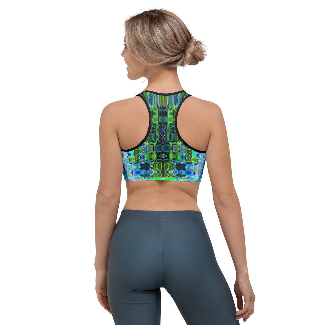 Psychedelic Rave Sports Bra