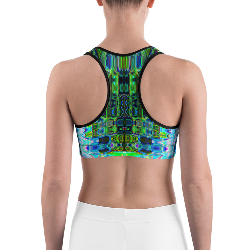 Psychedelic Rave Sports Bra