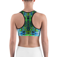 Thumbnail for Psychedelic Rave Sports Bra