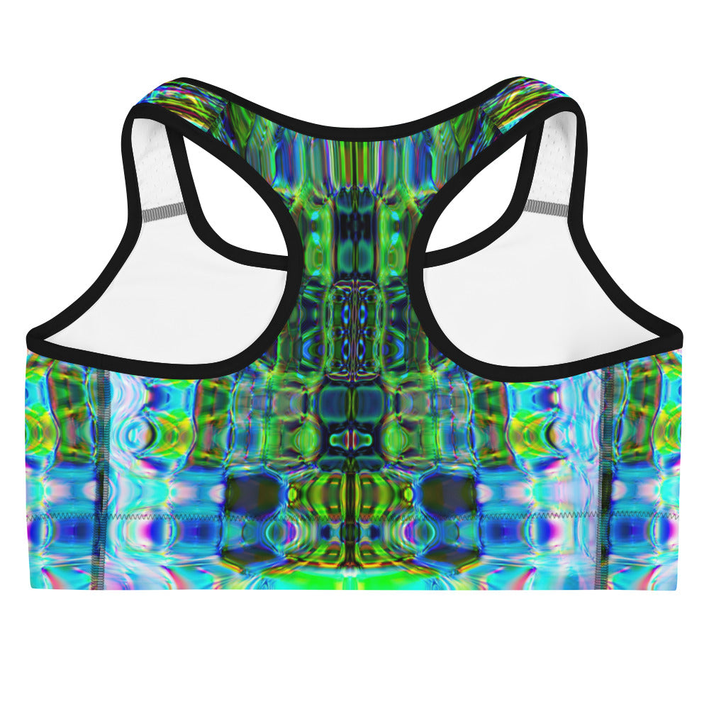 Psychedelic Rave Sports Bra