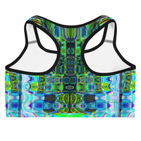 Thumbnail for Psychedelic Rave Sports Bra