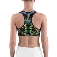 Thumbnail for Psychedelic Rave Sports Bra