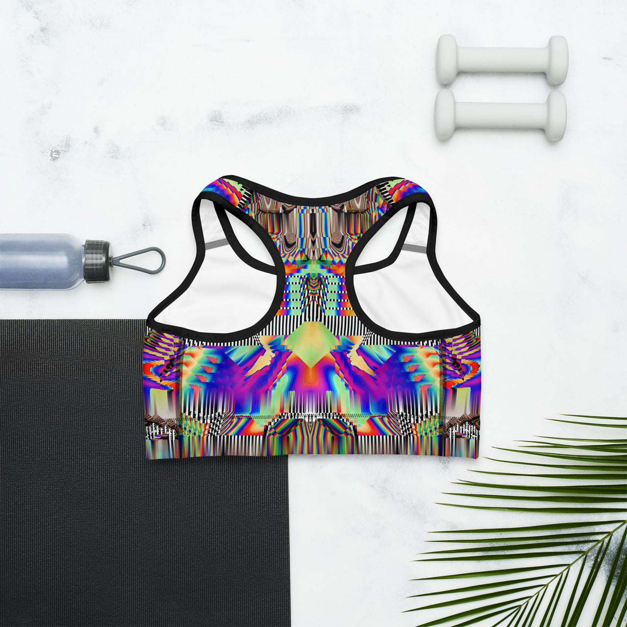 Psychedelic Rave Sports Bra