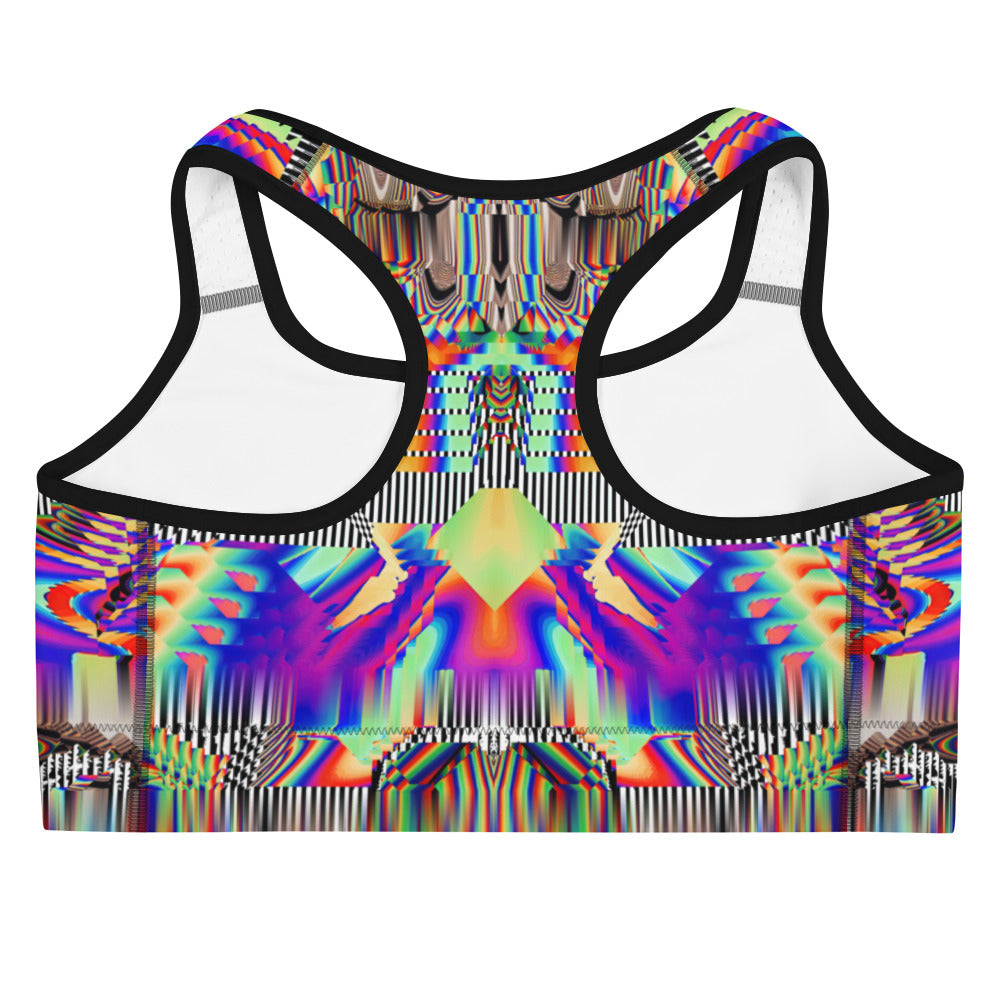 Psychedelic Rave Sports Bra