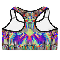 Thumbnail for Psychedelic Rave Sports Bra