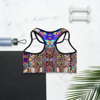 Thumbnail for Psychedelic Rave Sports Bra