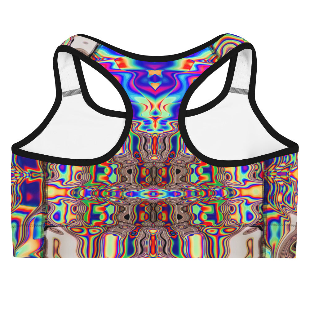 Psychedelic Rave Sports Bra