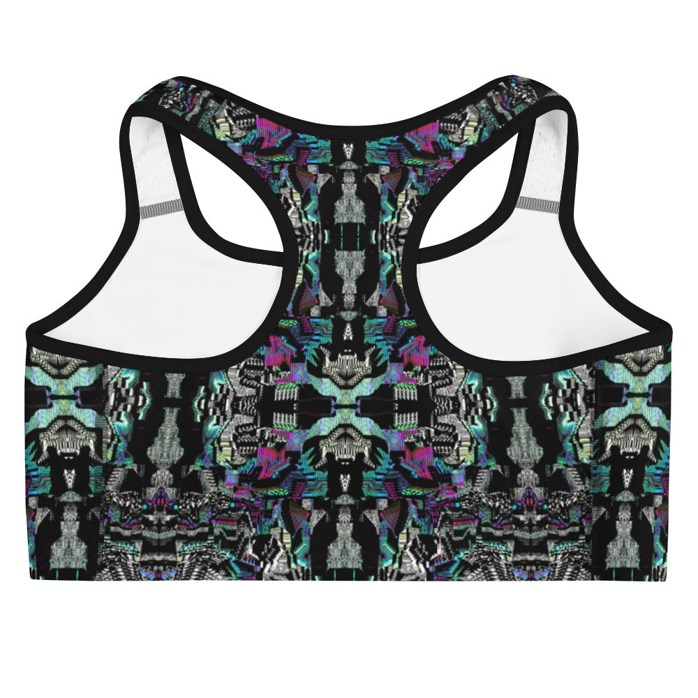 Psychedelic Rave Sports Bra