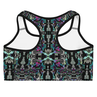 Thumbnail for Psychedelic Rave Sports Bra