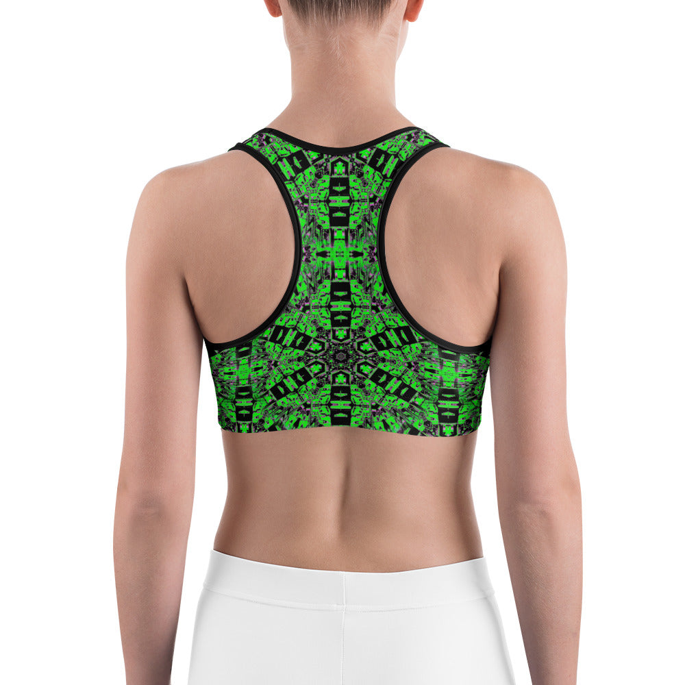 Psychedelic Rave Sports Bra