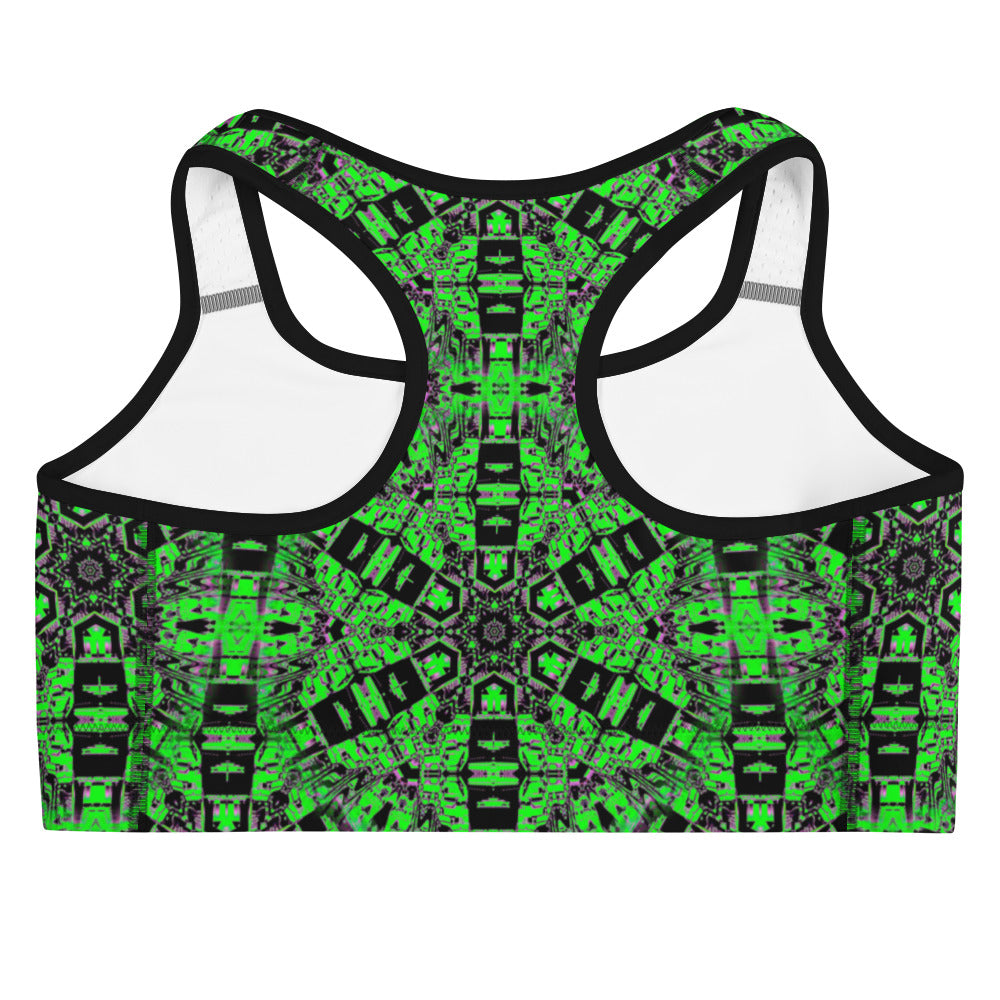 Psychedelic Rave Sports Bra