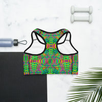 Thumbnail for Psychedelic Rave Sports Bra